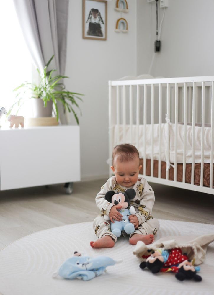 Simba 6315872502 - Disney Mickey Mouse 25cm Plüschtier, Glow in the Dark, Micky Maus, Plüschspielzeug, ab den ersten Lebensmonaten