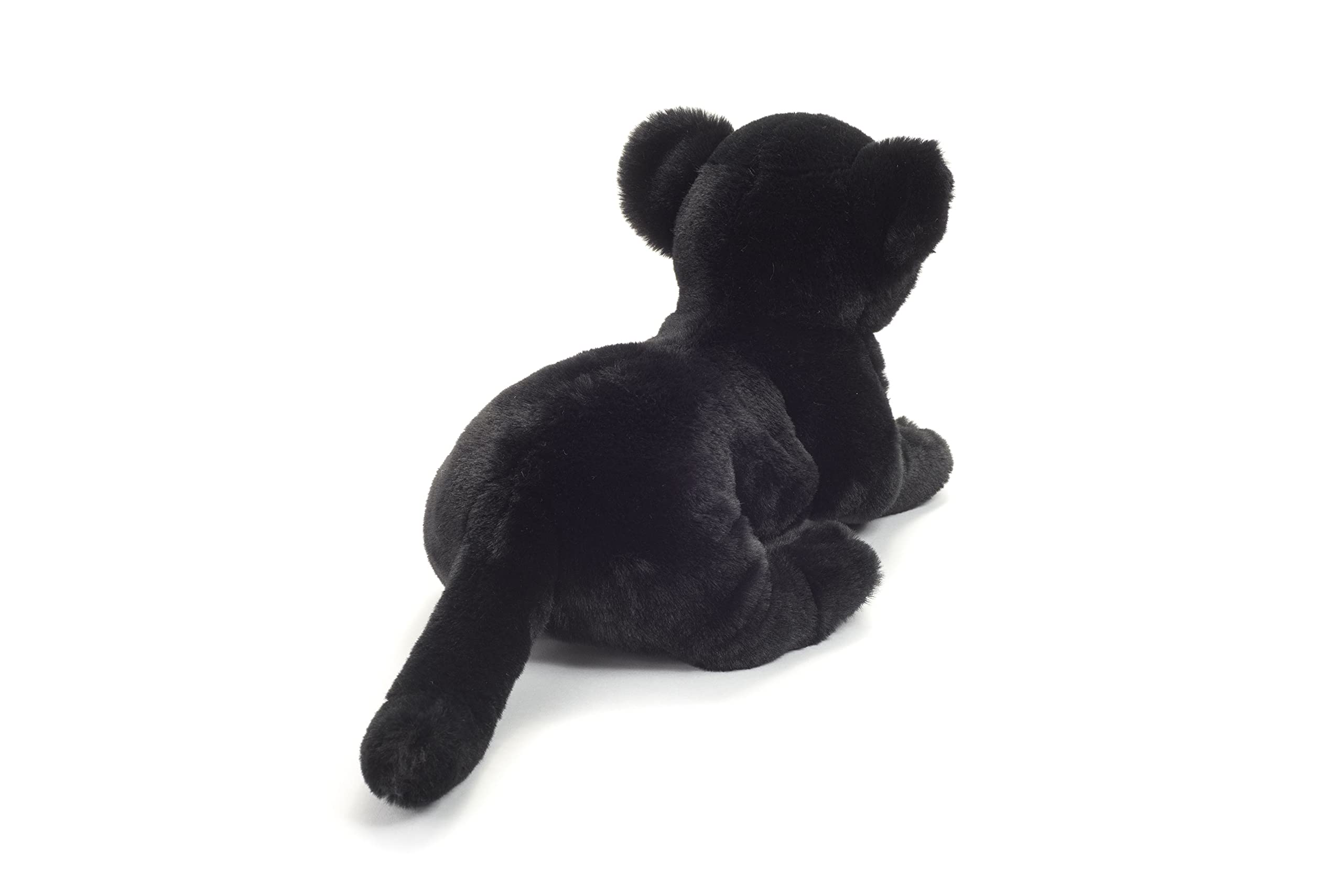Teddy Hermann 90475 Panther Baby liegend 30 cm, Kuscheltier mit idealem Recyclinganteil (Füllmaterial)