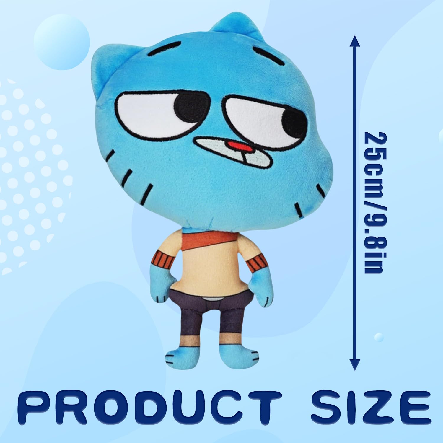 HBSFBH Gumball Plushie, Gumball Plush, Gumball Kuscheltier, Gumball Plushies Toys, Gumball Plüschtier, Gumball Puppe Spielzeug, für Fans, Weihnachts, Geburtstag