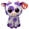 Ty Ethel Cow Beanie Boo Regular - Squishy Beanie Baby Soft Plush Toys - Collectible Cuddly Stuffed Teddy