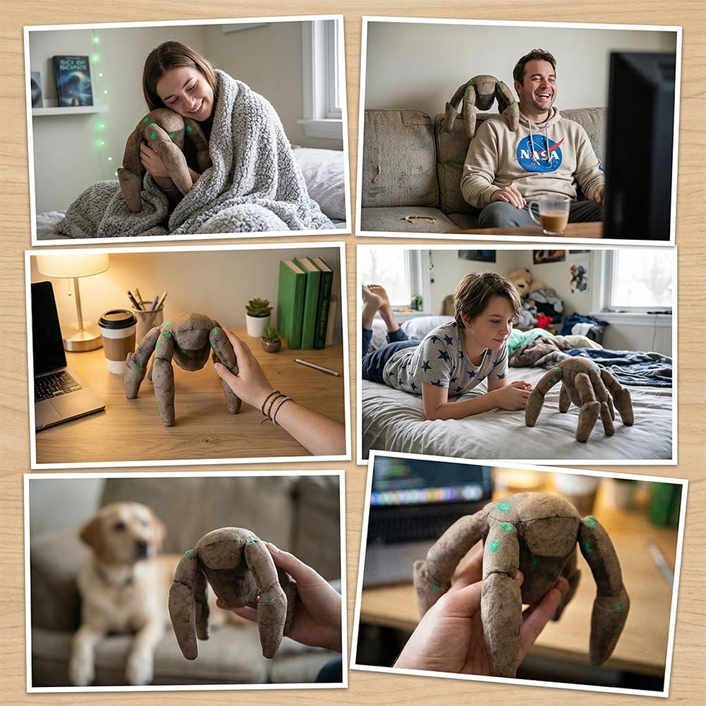 Project Hail Mary Plüschtier, 20 cm Alien Kuscheltier, Film Inspiriertes Stofftier Rocky Plüschfigur, Weiches Sci-Fi Plüschtier für Kinder & Erwachsene, Geschenk zu Weihnachten & Geburtstag