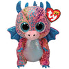 Ty Flint Dragon Beanie Boo Regular - Squishy Beanie Baby Soft Plush Toys - Collectible Cuddly Stuffed Teddy